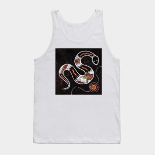 Aboriginal Art - Snake 2 Tank Top